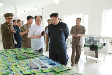 150711 - SK - KIM JONG UN - Marschall KIM JONG UN besichtigte die Verarbeitungsfabrik für Seetang Taegyong in Pyongyang - 06 - 경애하는 김정은동지께서 평양대경김가공공장을 현지지도하시였다